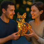 Lumidog Handmade Illuminating Dog Lamp – Ambient Lighting and Gift