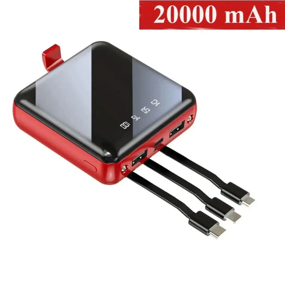 Mini Power Bank 4-Wire 20,000mAh