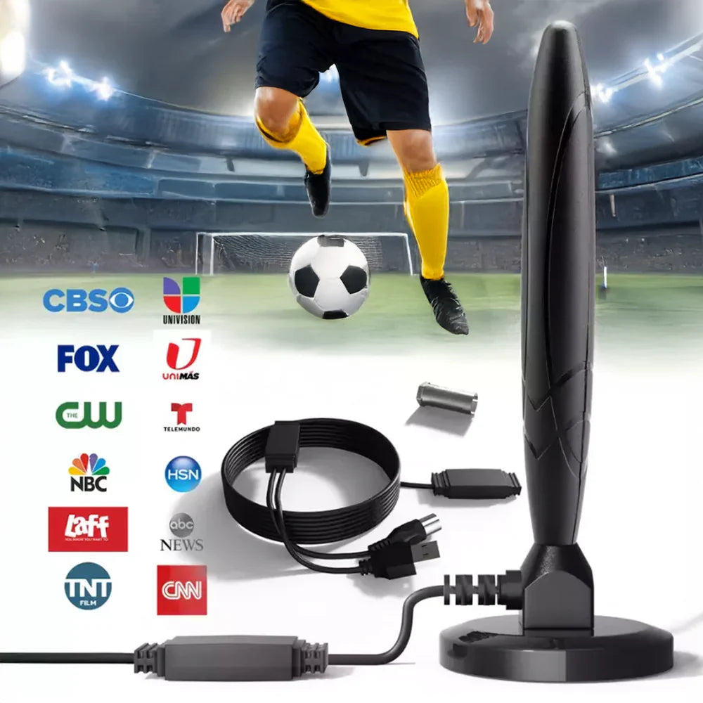 HDTV 4K Magnetic Digital Antenna High-Performance Indoor Antenna with Amplifier