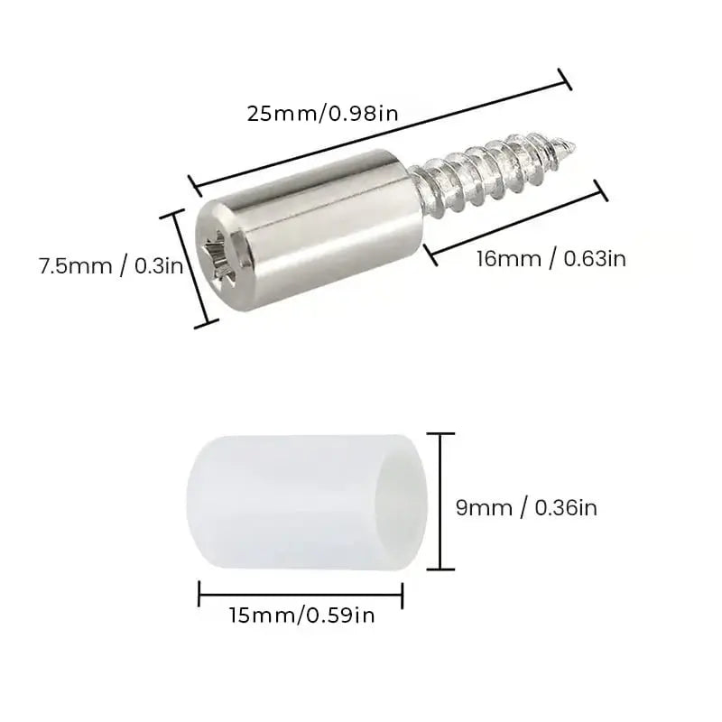 30+50 | Self-tapping screws for cabinets & shelves – No drilling needed