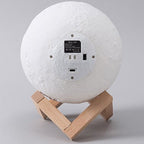 Creative Mini Rechargeable 3D Printed Moon 1-Light LED Table Lamp