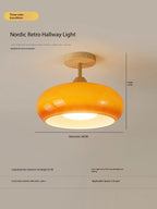 LED Nordic Persimmon Pendant Light - Natural Wood Edition
