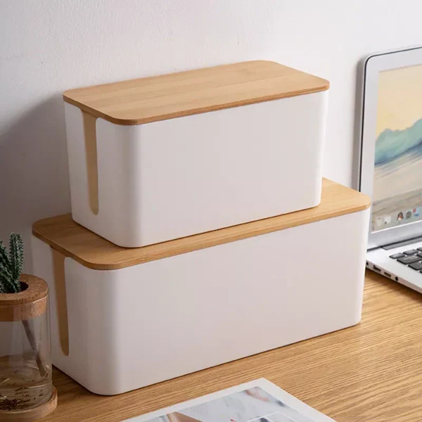 Wire Organizer Box for Tidy Cable Management
