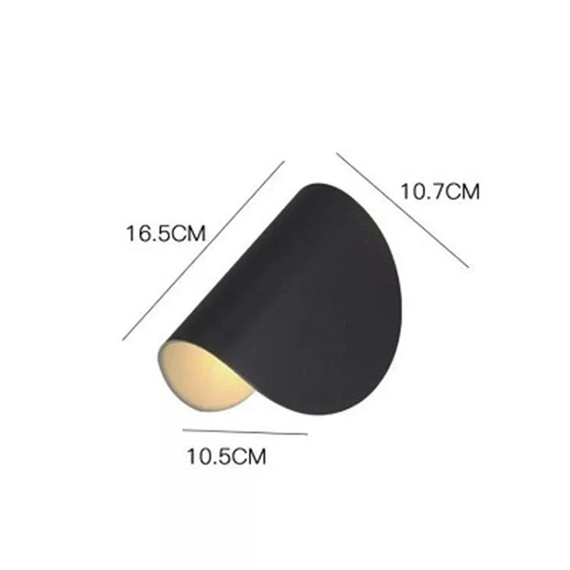 Modern Colored LED Wall Light in Stylish Design