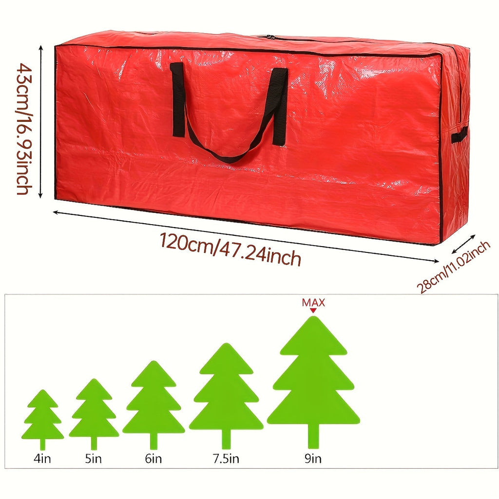 Large Storage Bag for Artificial Christmas Trees – Waterproof and Durable Polyester Model TreeTote