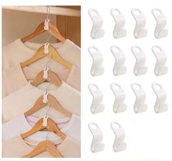 30-Piece Clothes Hanger Connector Set – Space-Saving Organization in the Closet
