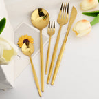 30Pcs Dinnerware Set Flatware Cutlery Set Stainless Steel Tableware