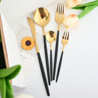 30Pcs Dinnerware Set Flatware Cutlery Set Stainless Steel Tableware