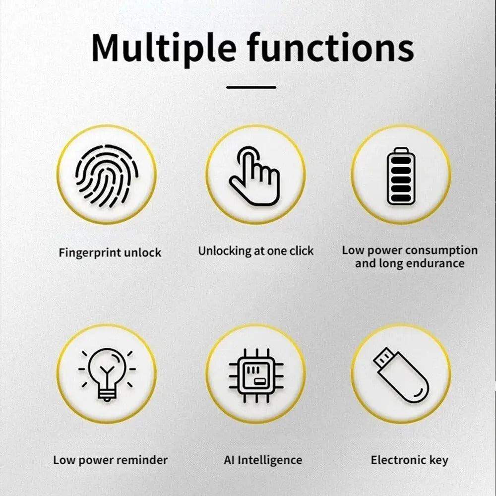 FingerScan Lock – Smart Fingerprint Padlock without Keys or Codes