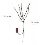 Battery-operated adjustable LED branch decoration string lights