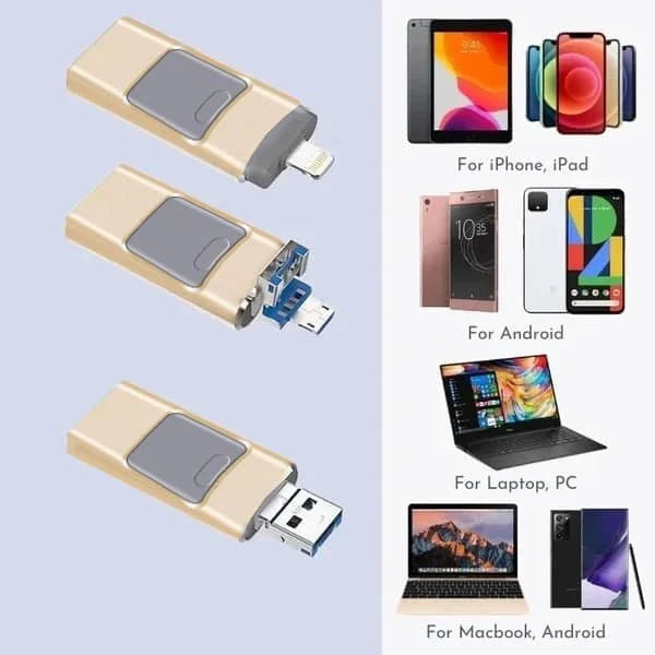 4 in 1 High-Quality USB Flash Drive