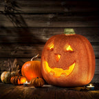 Glowing Light-Up Jack O'Lantern Halloween Decoration | Battery Operated