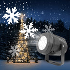 LED Christmas Projector Snowflake Light Show – Waterproof Outdoor Lamp with 16 Patterns