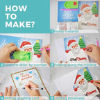5D Diamond Painting Christmas Cards New Arrival (8 Pack)