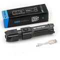 High-Power LED Flashlight with Zoom Rechargeable USB Camping Lamp