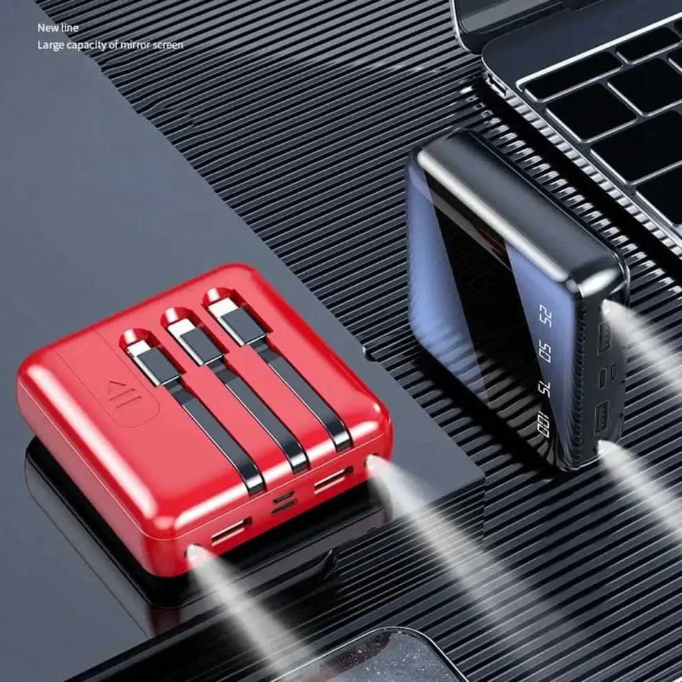 Mini Power Bank 4-Wire 20,000mAh