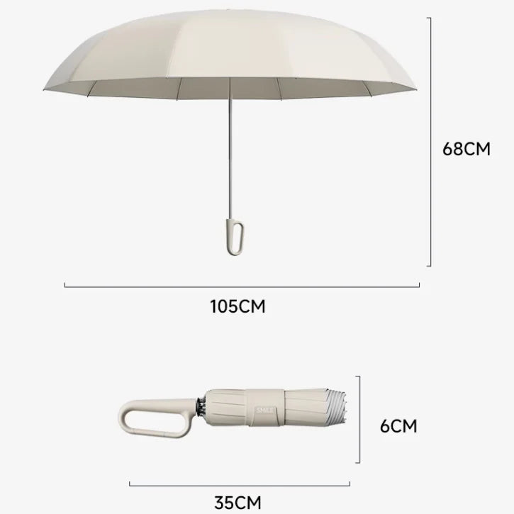 Aurelia Luxe Windproof Umbrella | Elegant, portable protection against the elements