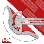 Ultra Precision Marking Ruler Square T Type Woodworking Scriber Measuring Tool
