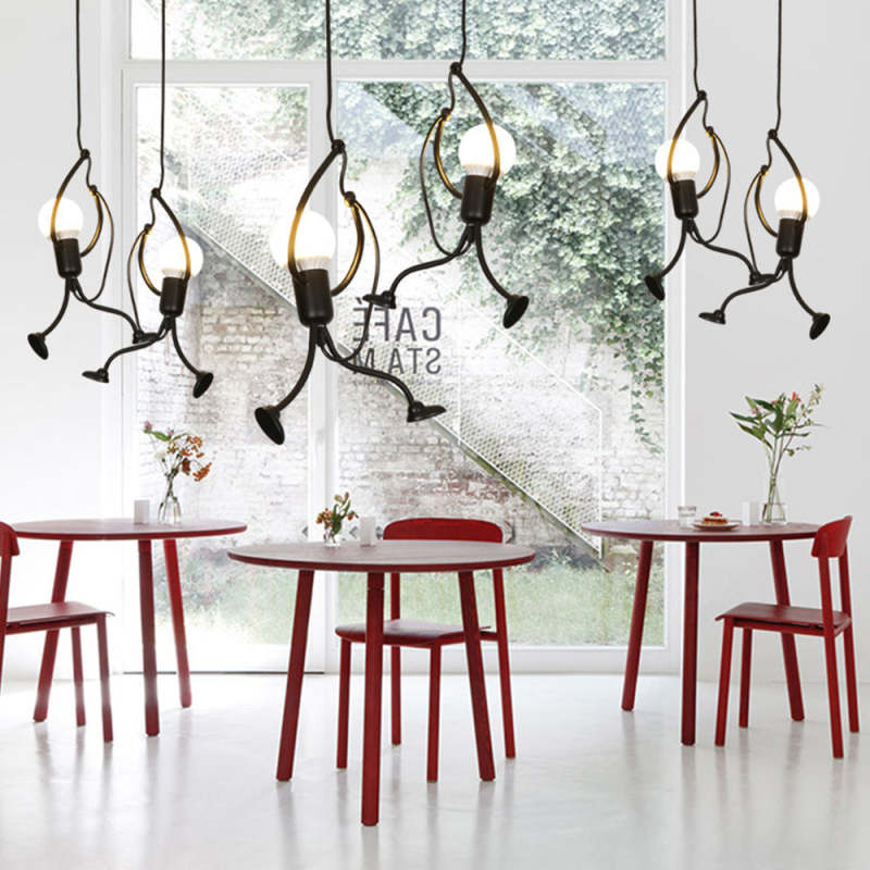 Retro Iron Man Pendant Light