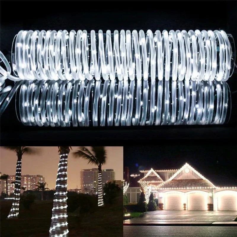 Outdoor magic of light beads