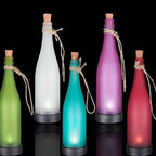 5 Piece Solar Wine Bottle Light Outdoor Decoration Plastic LED Hanging Light