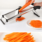 Stainless Steel Mandoline Slicer – Adjustable Thickness Cutter