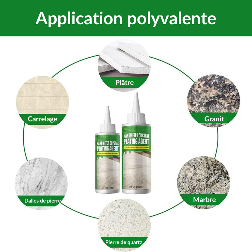 Marble cleaner - protection and nanocrystalline shine
