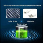 Wide Brim Solar Fan Outdoor Bucket Hat Solar & USB Charging