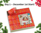 Festive Fireplace Jigsaw Puzzle Christmas Countdown Calendar - Christmas Gift