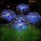 Solar Firework String Lights | 90 LED | Waterproof IP65 | Garden & Outdoor Decoration | 95cm