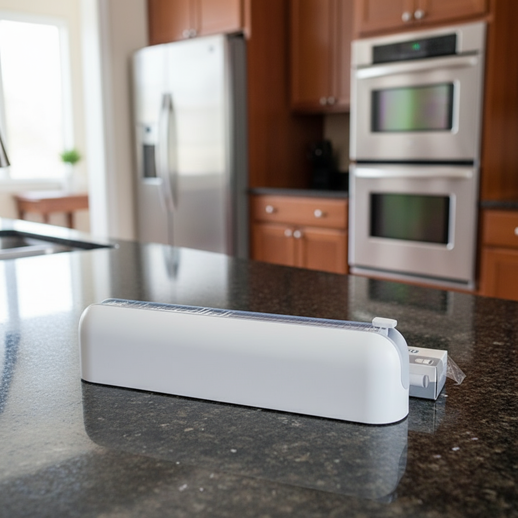 Kitchen Film Cutter Storage Dispenser Box