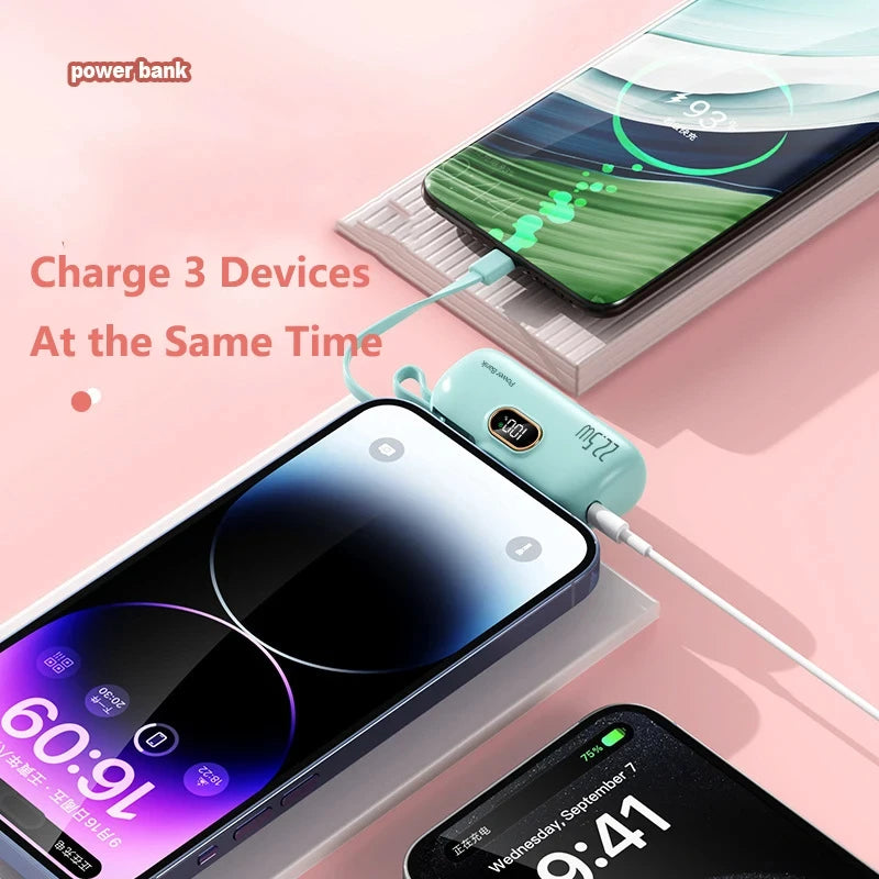 ChargeXcel Mini — Never without power again, always free and ready for every moment
