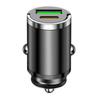Metal Pull-Ring Invisible Fast Car Charger