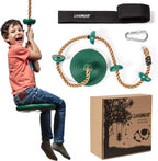 Adventurous Tree Swing Set - with Climbing Rope and Platforms for Children