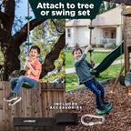 Adventurous Tree Swing Set - with Climbing Rope and Platforms for Children