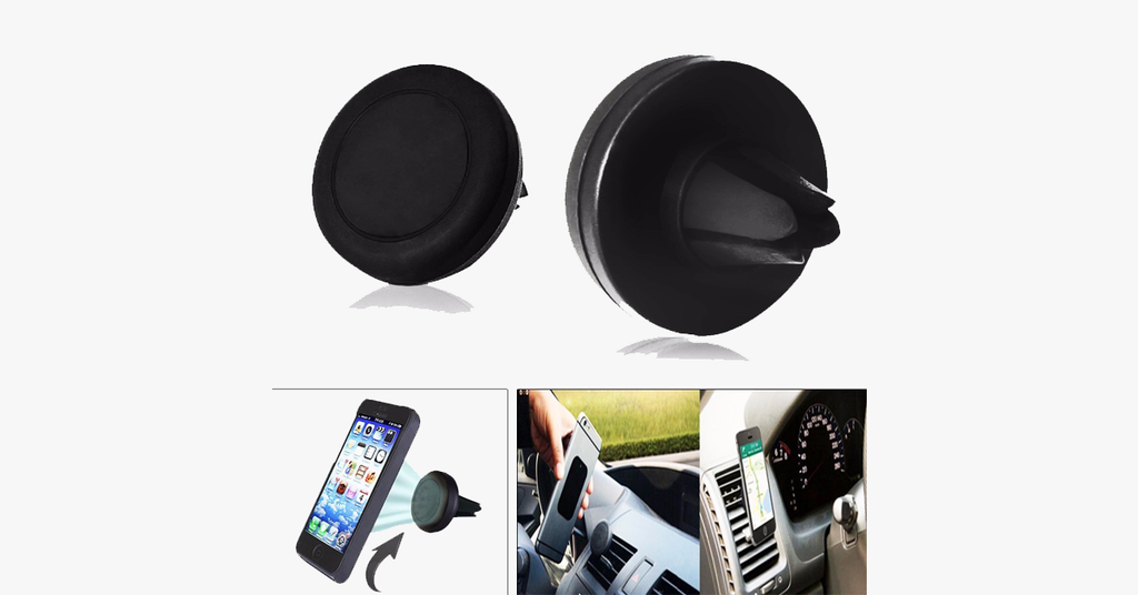 Magnetic Air Valve Mount – Keep your phone where you can see it and enjoy easy navigation!