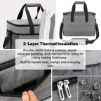 33L Waterproof Cooler Bag | Insulated, Spacious & Ideal for Picnics, Beach Days, Hiking, and Outdoor Activities