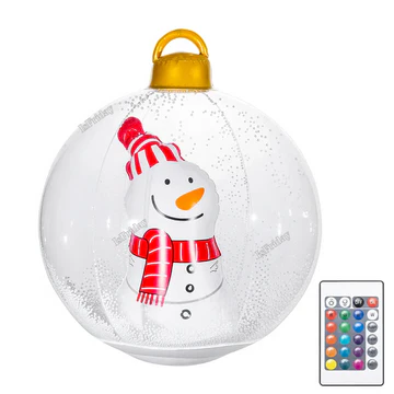 Inflatable Outdoor Christmas Ball With Lights (LED)