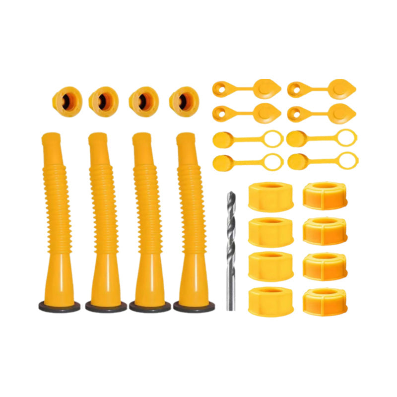 Upgraded replacement fuel can spout with flexible head