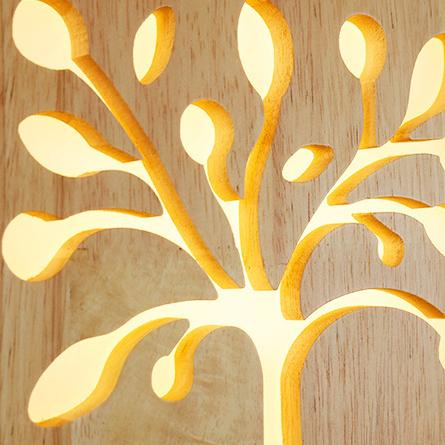 Wall lamp - WoodGlow - Elegant LED - Essence of life indoors outdoors