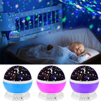 Ciaovie Romantic Night Lamp LED Projector Starry Sky