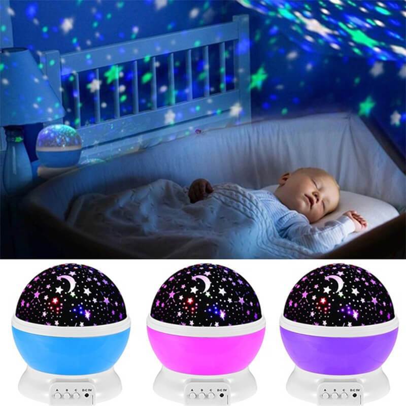Ciaovie Romantic Night Lamp LED Projector Starry Sky