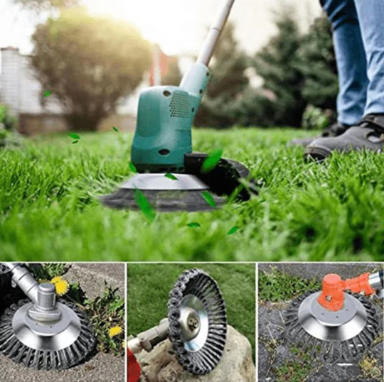 Weeding brush head for brushcutter