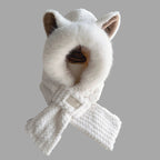 Sweet Fox Ears 2-in-1 Hat and Scarf