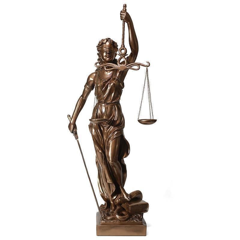 Decoration statue of the goddess of justice