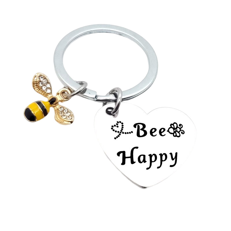 Honeybee keychain