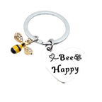 Honeybee keychain