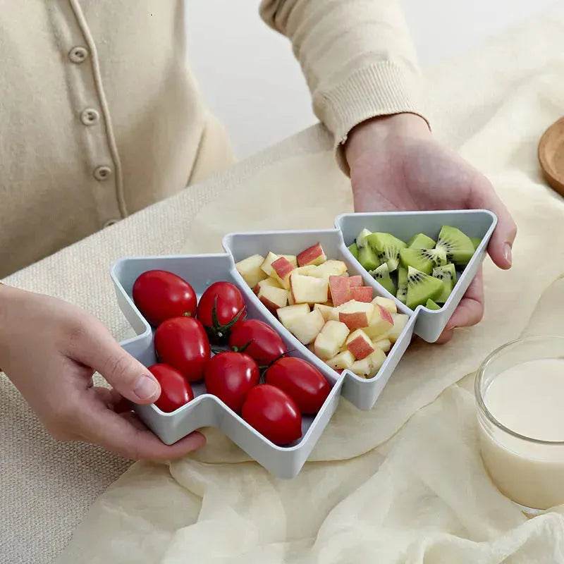 Creative Christmas Tree Fruit Platter Tray