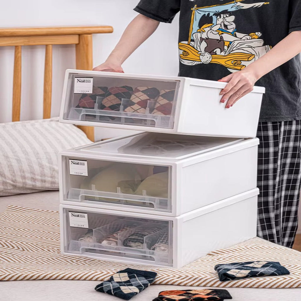 Minimalist Modular Sliding Storage Box