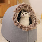 CozyNest Animal Den Bed | Warm and comfortable hiding place for your furry friend